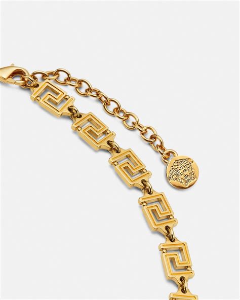 versace greca necklace|More.